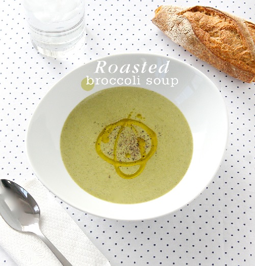 5-Ingredient Roasted Broccoli Soup